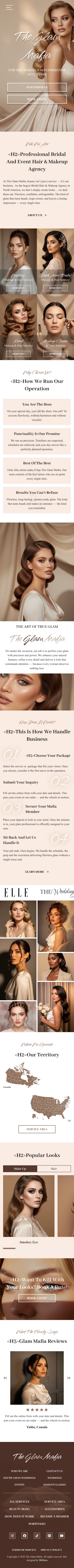 Bridal Makeup and Hair Agency — mobile view